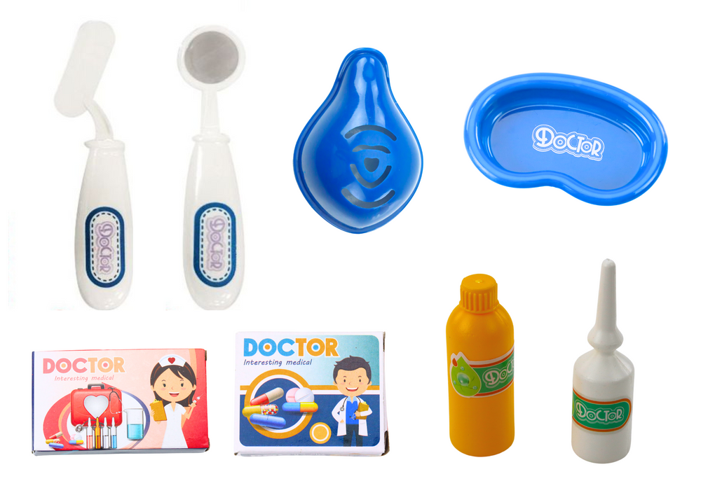 Dětský lékařský set Malý doktor 15 dílů se stetoskopem