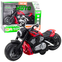 Dětský motocykl na baterie – se světly a zvuky | červený