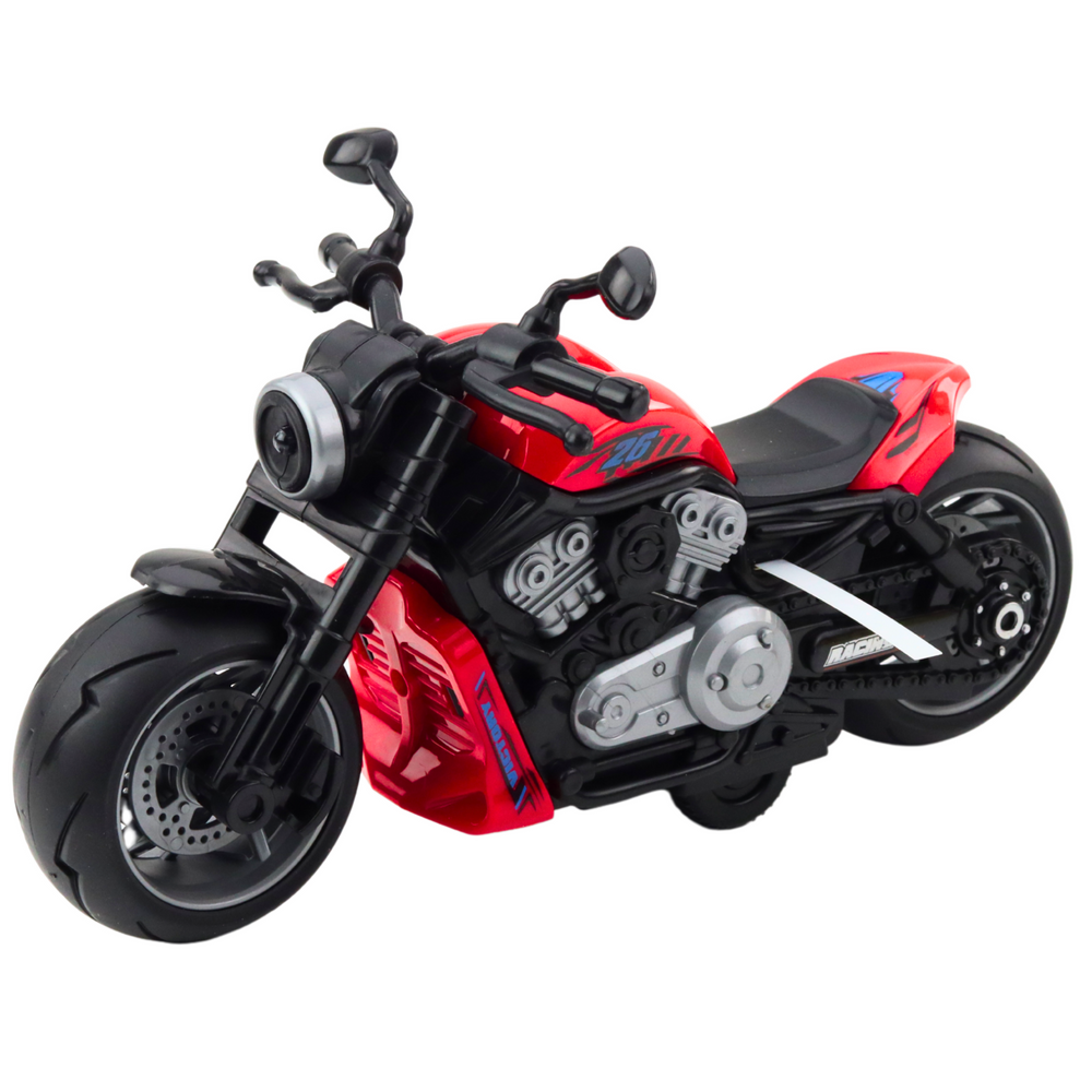 Dětský motocykl na baterie – se světly a zvuky | červený