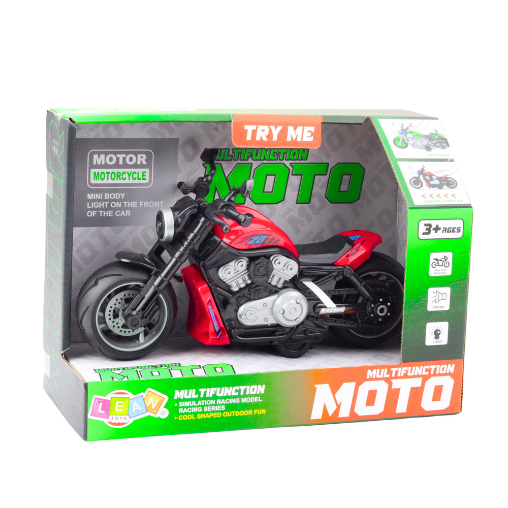 Dětský motocykl na baterie – se světly a zvuky | červený