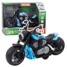 Dětský motocykl na baterie – se světly a zvuky | modrý