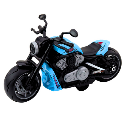 Dětský motocykl na baterie – se světly a zvuky | modrý