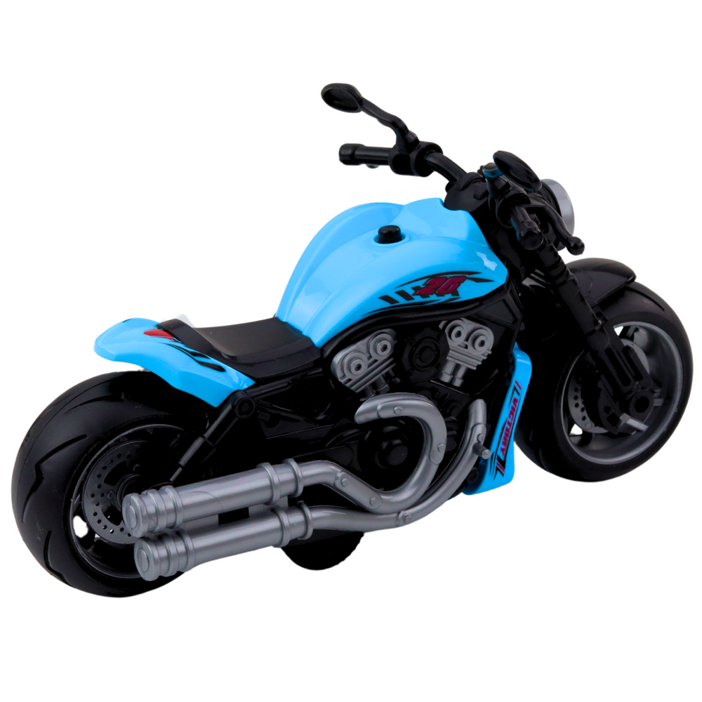Dětský motocykl na baterie – se světly a zvuky | modrý