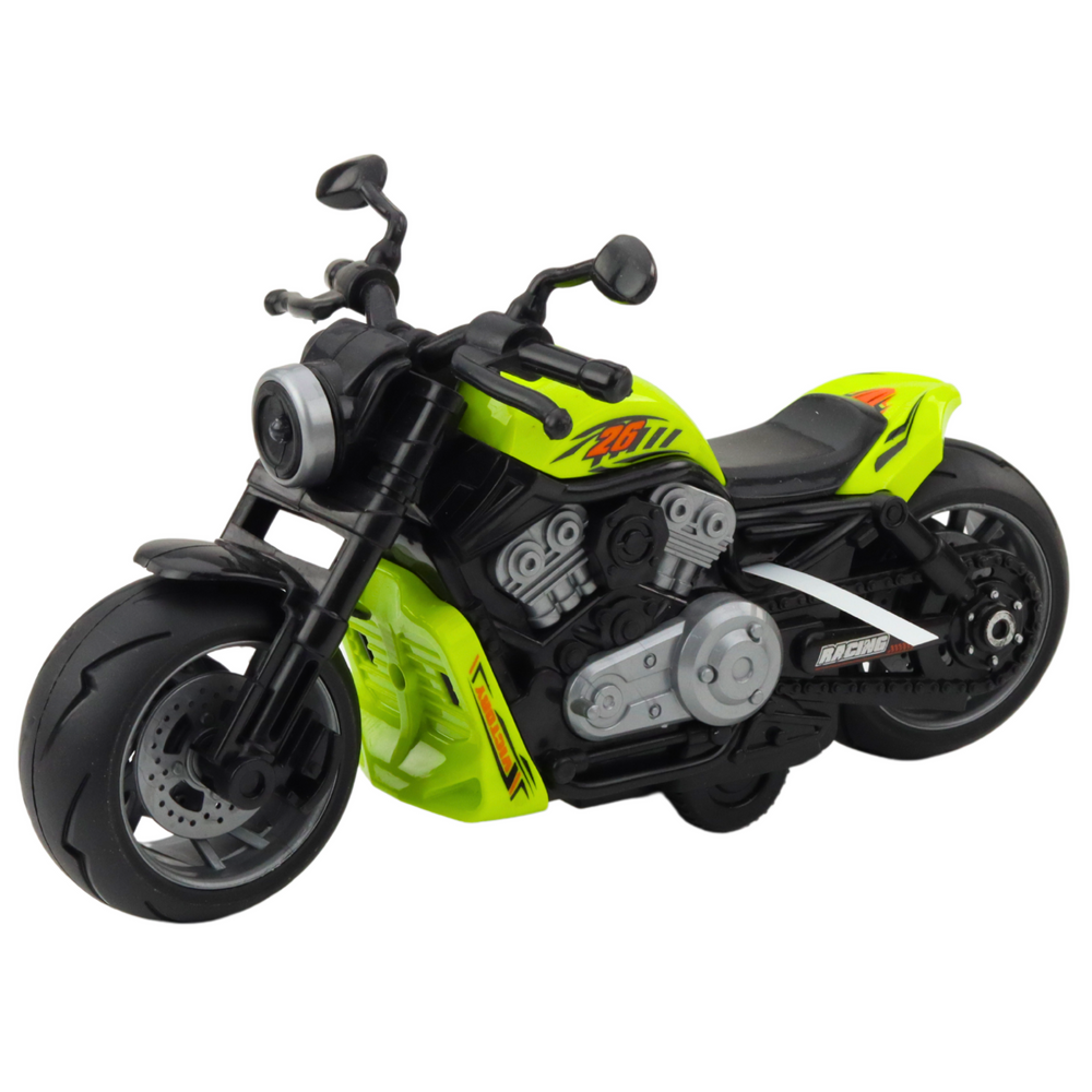 Dětský motocykl na baterie – se světly a zvuky | zelený