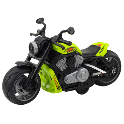 Dětský motocykl na baterie – se světly a zvuky | zelený