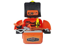 Dětský nářaďový set v batohu s pracovním stolem 40 cm
