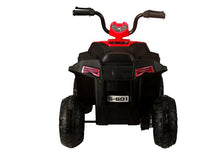 Dětský quad na akumulátor S601 EVA kola LED světla červený