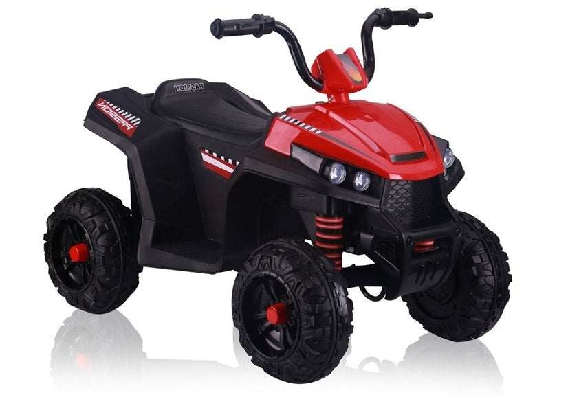 Dětský quad na akumulátor S601 EVA kola LED světla červený