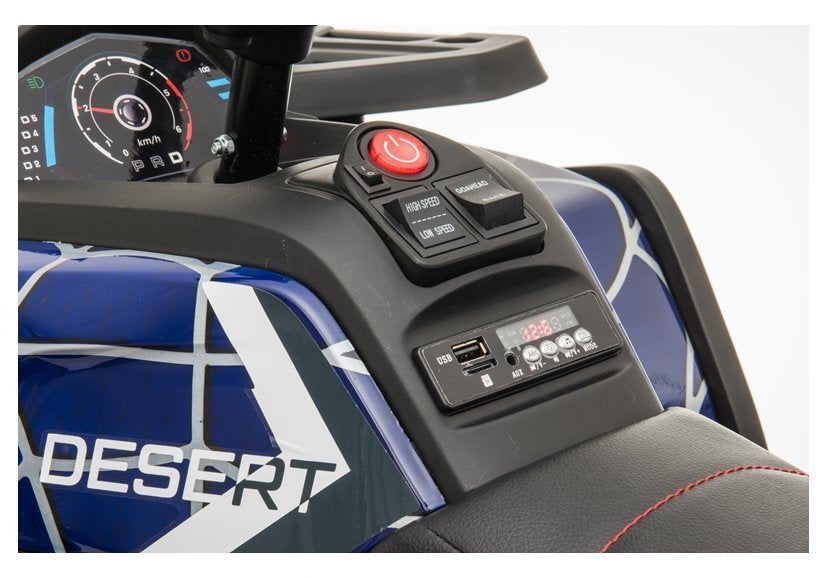 Dětský quad na akumulátor XMX607 Spider modrý lak