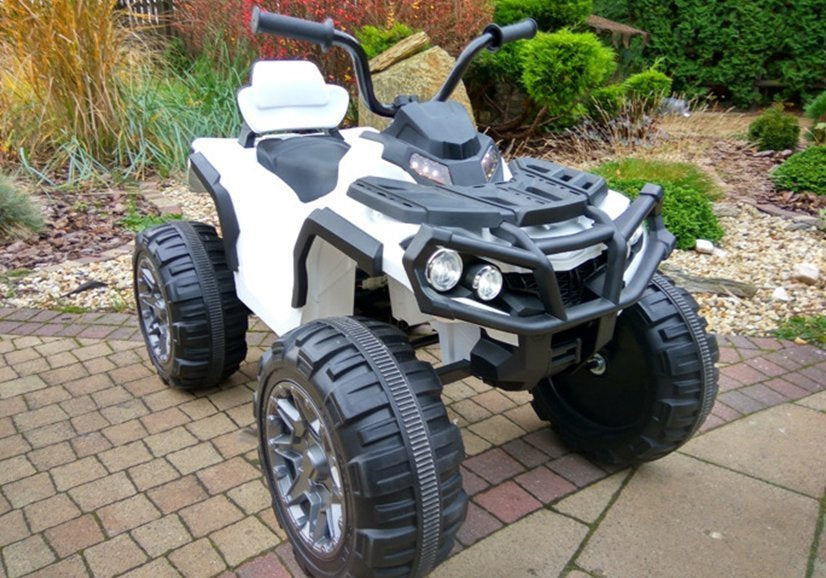 Dětský quad na baterie s dálkovým ovládáním BMD0906 bílý