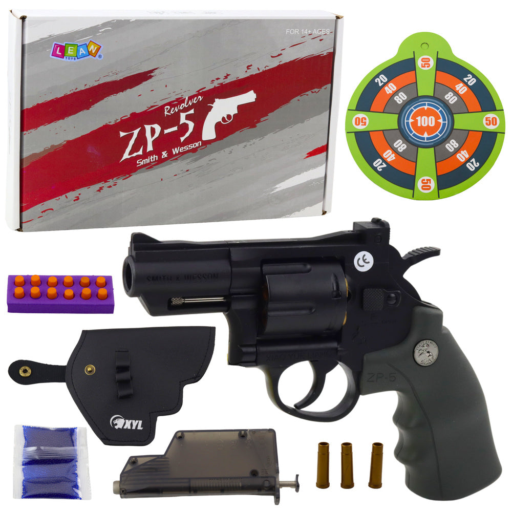 Dětský revolver s pěnovými náboji a gelové kuličky ZP 5