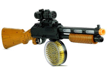Dětský samopal AK s celowníkem a světelnými efekty 60 cm