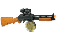 Dětský samopal AK s celowníkem a světelnými efekty 60 cm