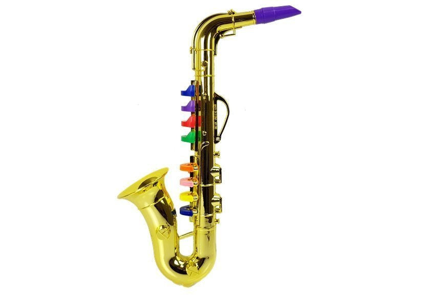 Dětský saxofon zlatý – hudební nástroj pro děti
