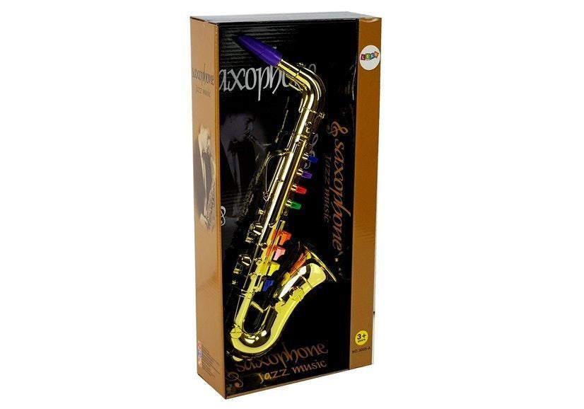 Dětský saxofon zlatý – hudební nástroj pro děti