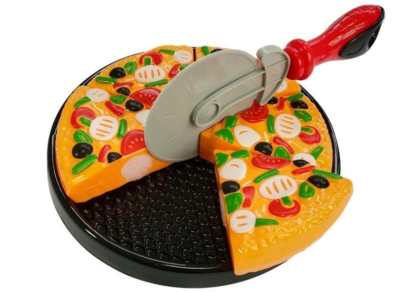 Dětský set pizza a zmrzlina – 20 dílů s krájecím nožem