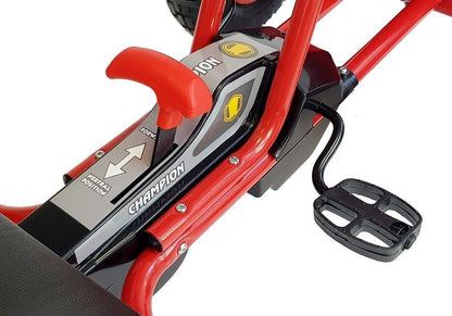 Dětský šlapací gokart s pedály a ruční brzdou červený