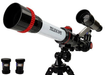 Dětský teleskop astronomický 20x 30x 40x se stativem a kompasem