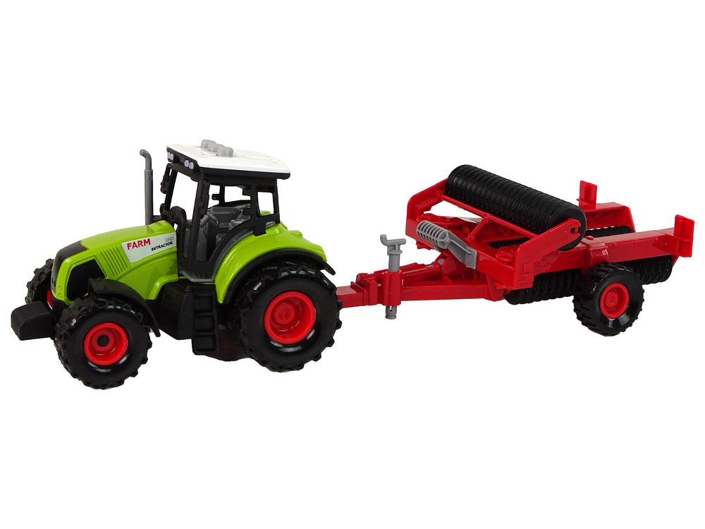 Dětský traktor s kultivátorem – světla zvuky | zelený