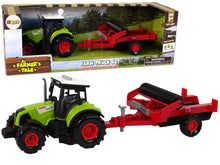 Dětský traktor s kultivátorem – světla zvuky | zelený