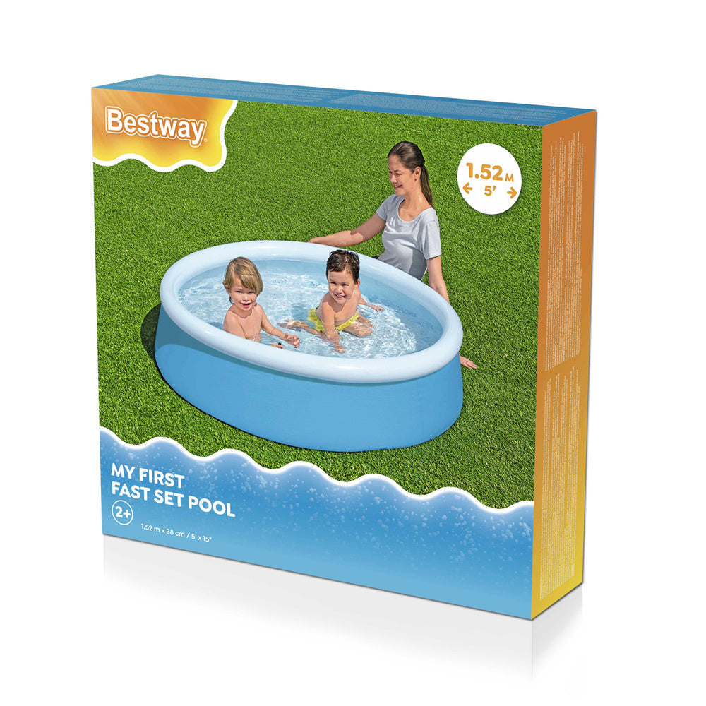 Dětský zahradní bazén 152x38 cm rozporový modrý – Bestway