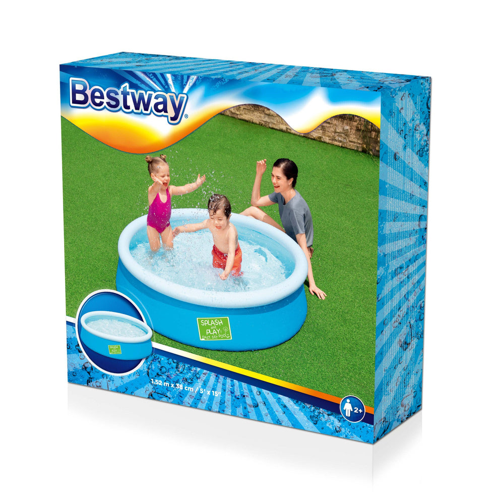 Dětský zahradní bazén 152x38 cm rozporový modrý – Bestway