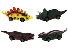 Dinosauří autíčka s setrvačníkem – 8ks barevná sada