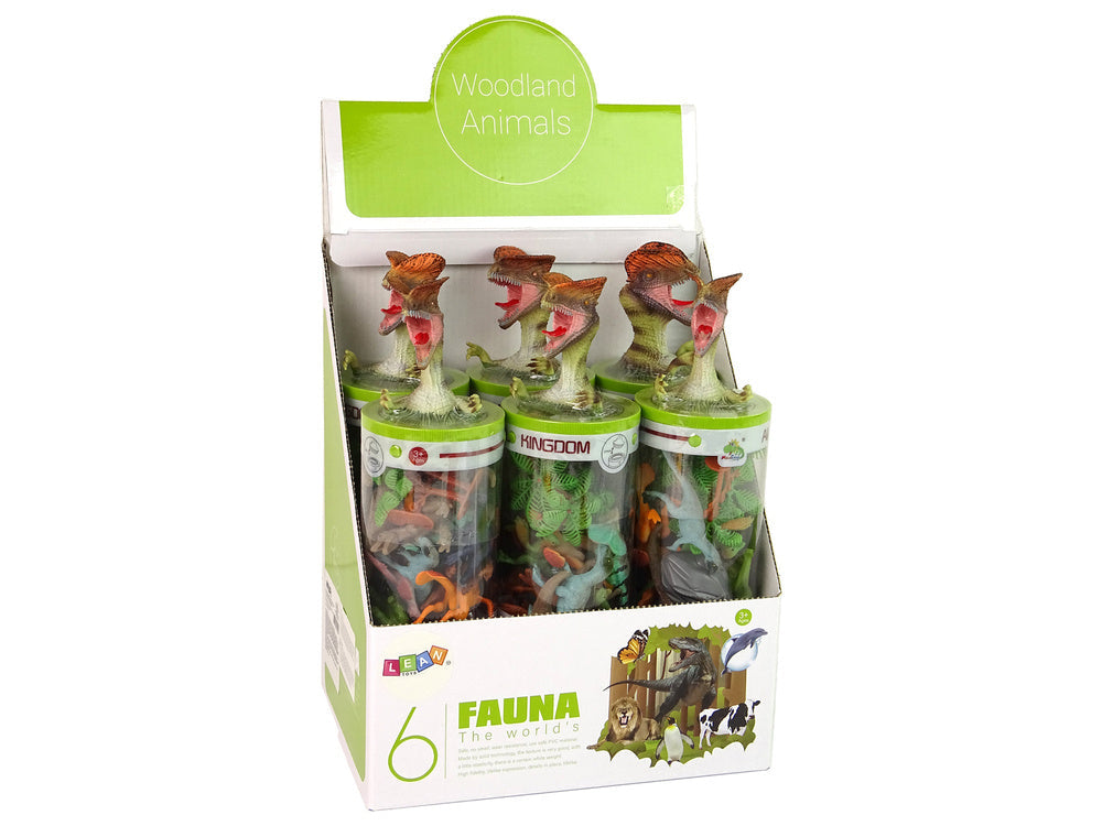 Dinosauří figurky 12 ks – s příslušenstvím v tubě