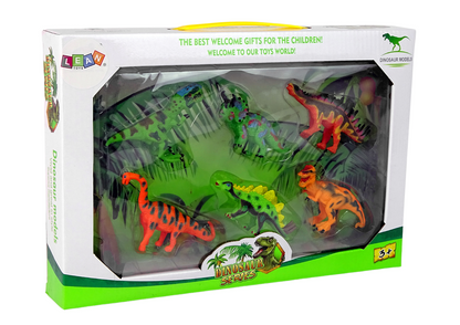 Dinosauří figurky sada 6 kusů – barevné modely pro děti