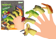 Dinosauří prstové loutky – gumové senzorické 5 kusů