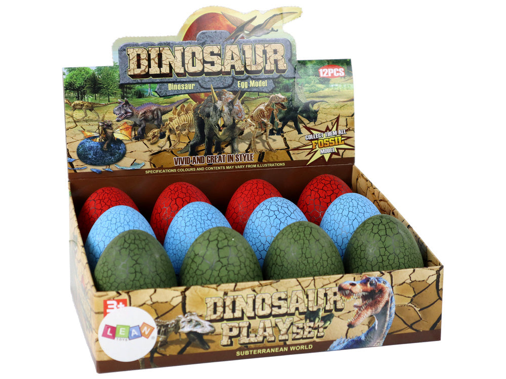 Dinosauří vejce s figurkou 9cm 3 barvy na výběr