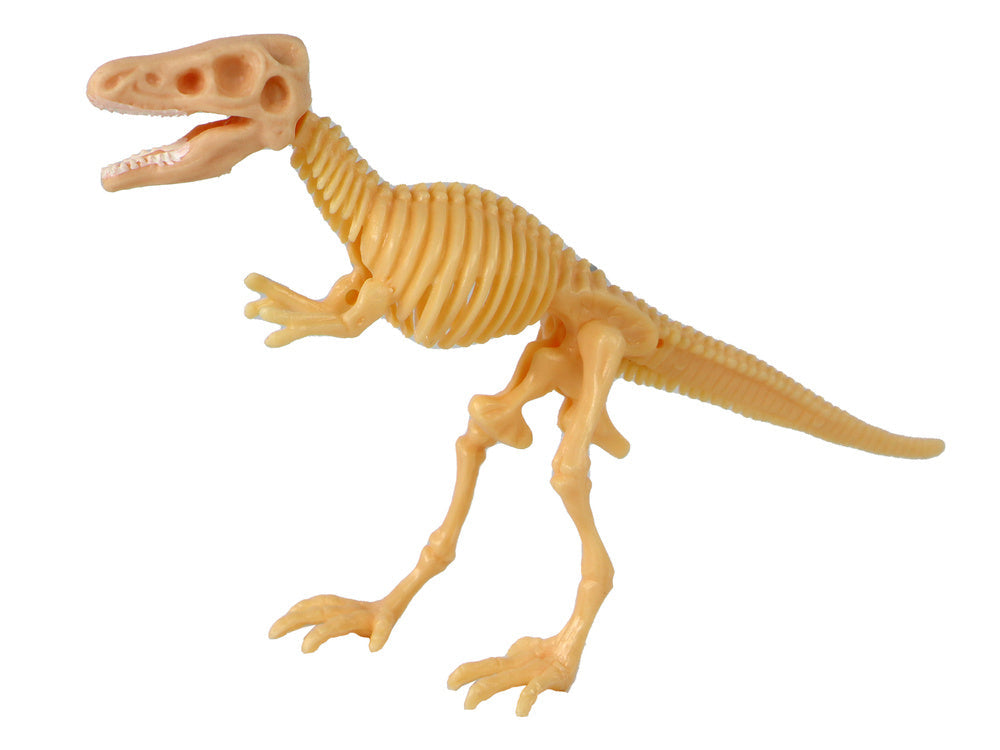 Dinosauří vejce s figurkou kostry 9 cm žluté 4 barvy