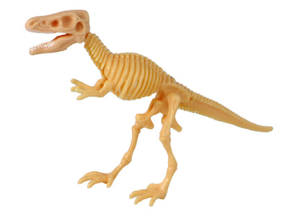Dinosauří vejce s figurkou kostry 9 cm žluté 4 barvy