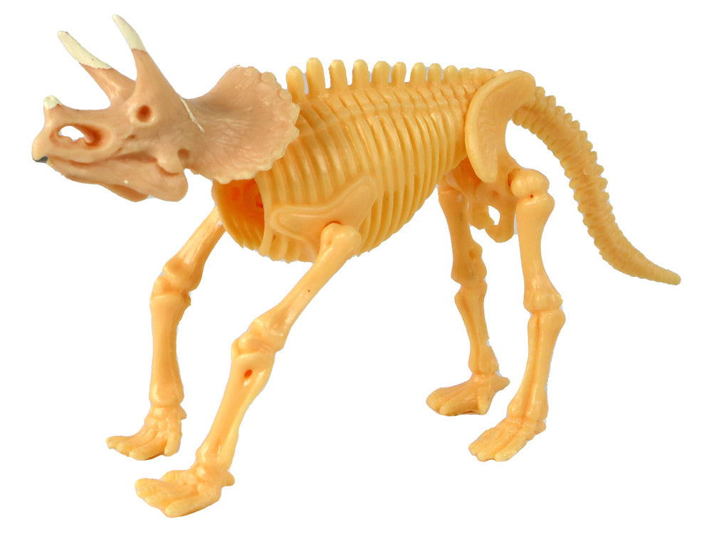 Dinosauří vejce s figurkou kostry 9 cm žluté 4 barvy