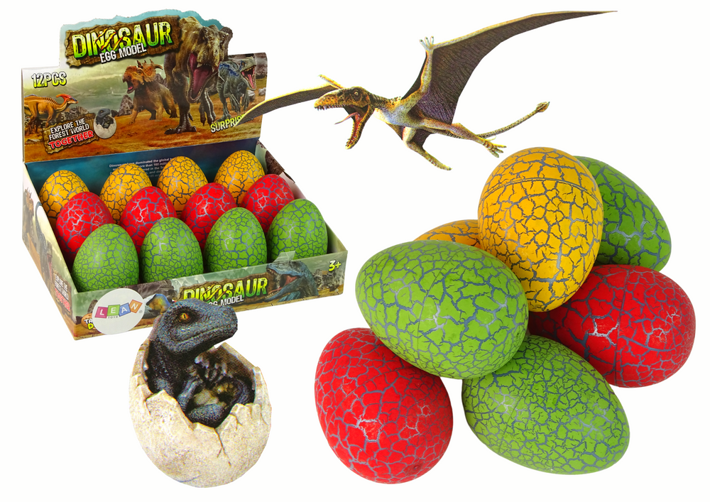 Dinosauří vejce s překvapením 8 cm – líhnoucí se dinosaurus
