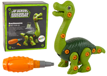 Dinosaurus Brachiosaurus k rozkládání – se šroubovákem | zelený