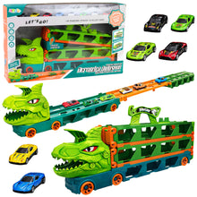 Dinosaurus kamion s odpružením a dráhou 4v1 – transporter