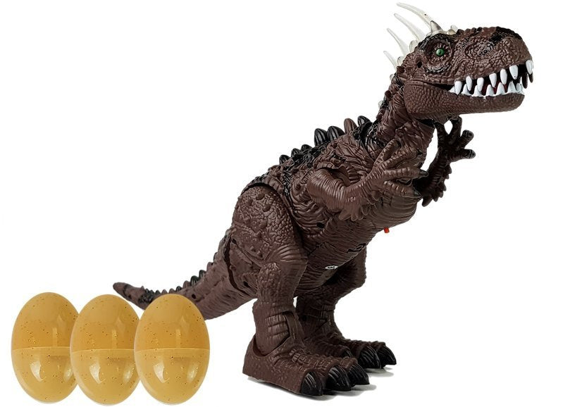 Dinosaurus na baterie – s projektorem a zvuky | hnědý