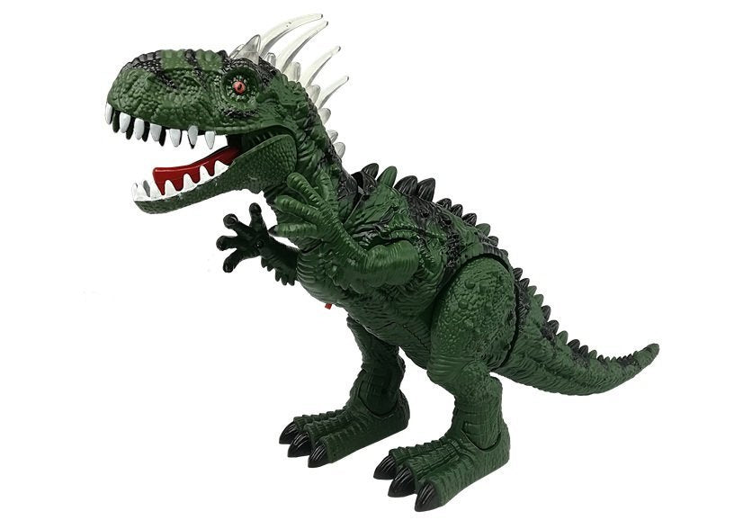 Dinosaurus na baterie s projektorem a zvuky pohyblivý zelený