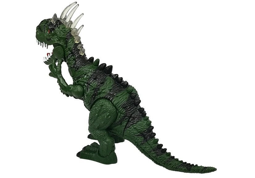 Dinosaurus na baterie s projektorem a zvuky pohyblivý zelený