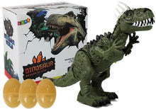 Dinosaurus na baterie s projektorem a zvuky pohyblivý zelený