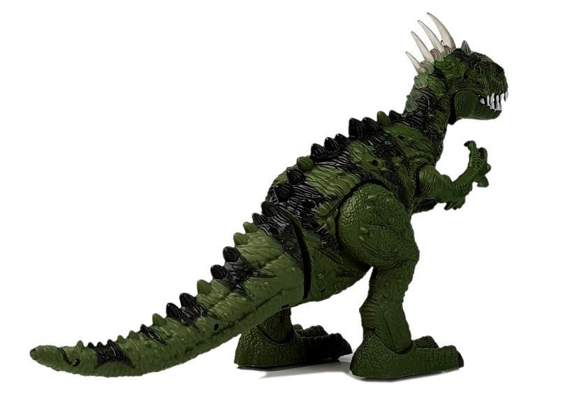 Dinosaurus na baterie s projektorem a zvuky pohyblivý zelený
