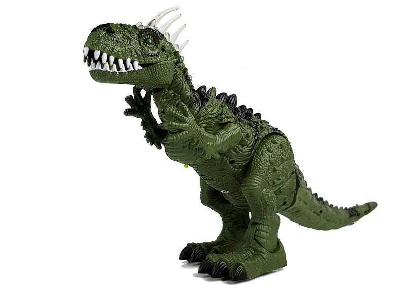 Dinosaurus na baterie s projektorem a zvuky pohyblivý zelený