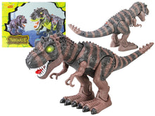 Dinosaurus na baterie Tyrannosaurus Rex chodící hnědý