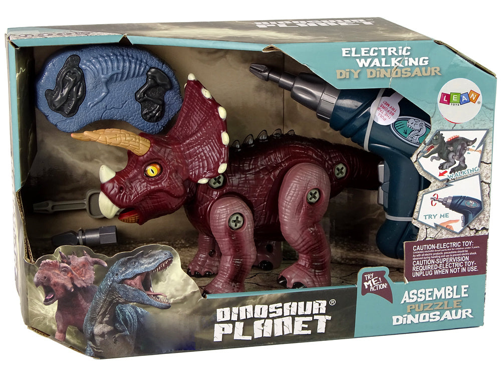 Dinosaurus na rozkrucování s vrtačkou a dálkovým ovládáním