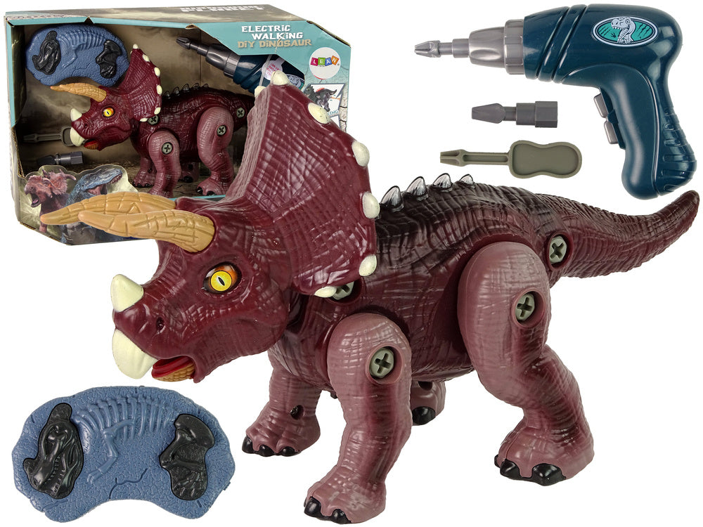 Dinosaurus na rozkrucování s vrtačkou a dálkovým ovládáním