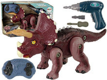 Dinosaurus na rozkrucování s vrtačkou a dálkovým ovládáním