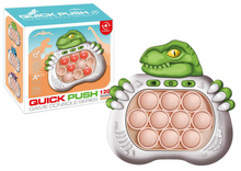 Dinosaurus Pop It se světly a zvuky – sensorická hra | zelený