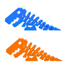 Dinosaurus puzzle fidget 3D – ohebný antistresový | mix barev