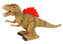 Dinosaurus s vodní párou a světly – na baterie | hnědý